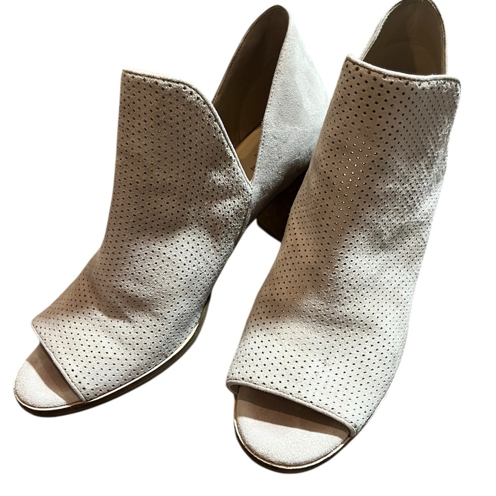Cole Haan Size 11B Peep Toe Perforated Booties